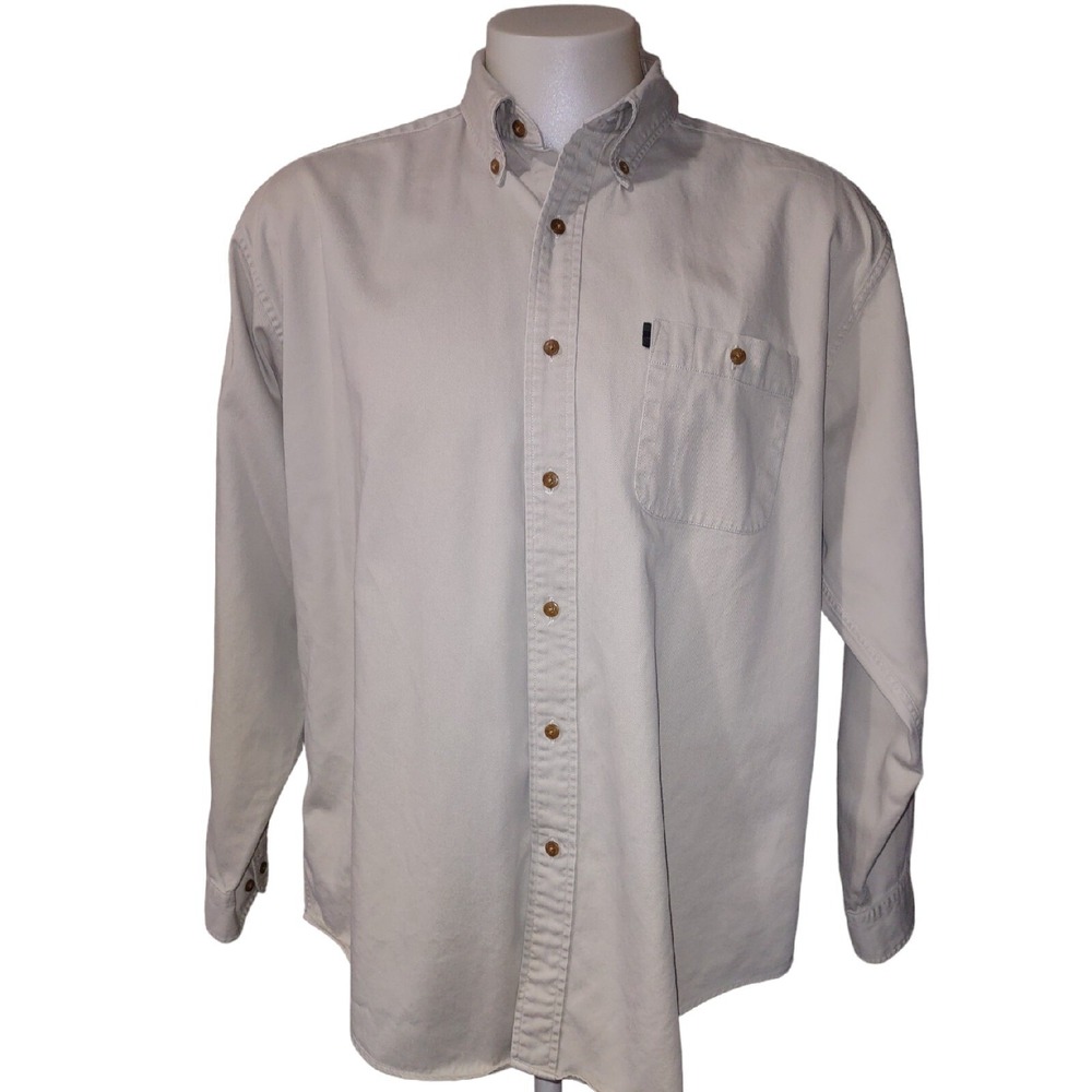 Alexander Julian Colours Shirt Mens XL Adult Long Sleeve Button Up Heavyweight